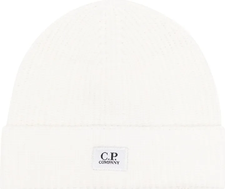 Logo-Patch Knitted Beanie