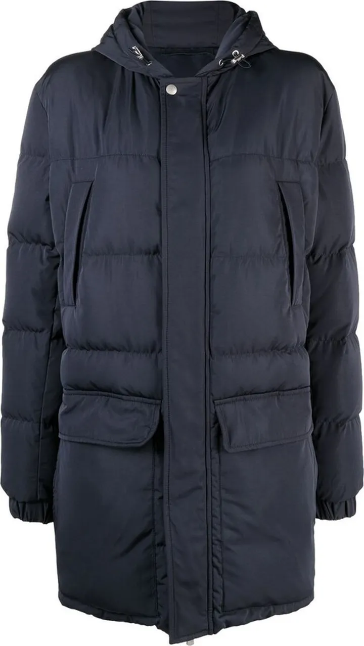 Padded Hooded Parka Coat