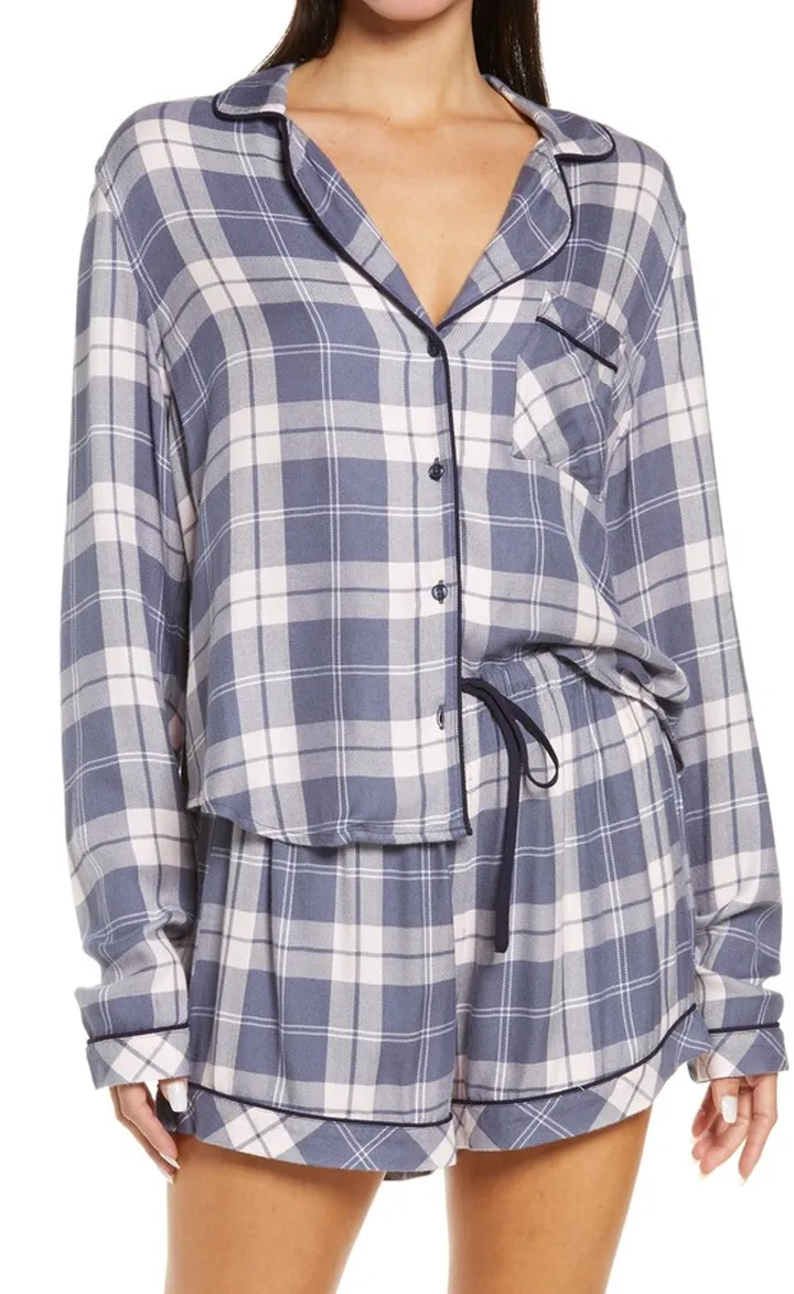 Kellen Plaid Short Pajamas