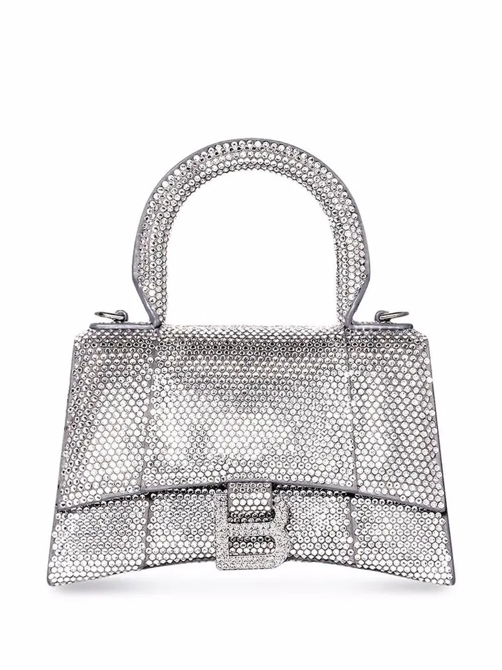 crystal-embellished Hourglass tote bag
