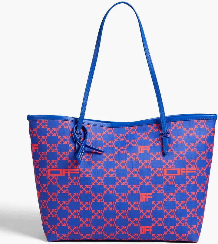 Day Off logo-print coated-canvas tote
