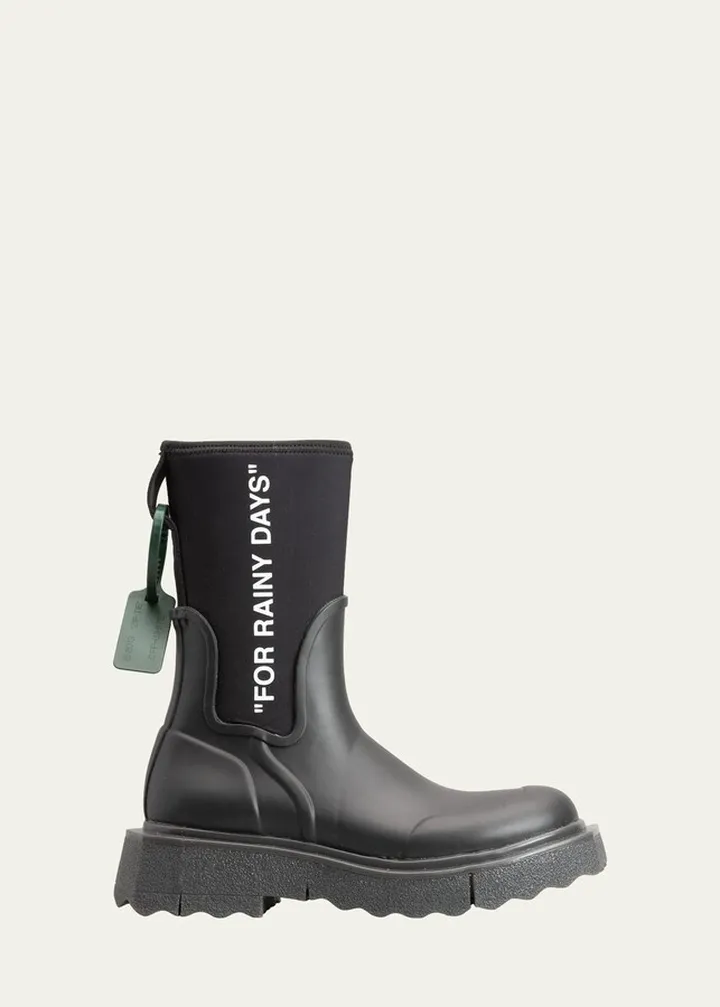 Sponge For Rainy Days Rain Boots