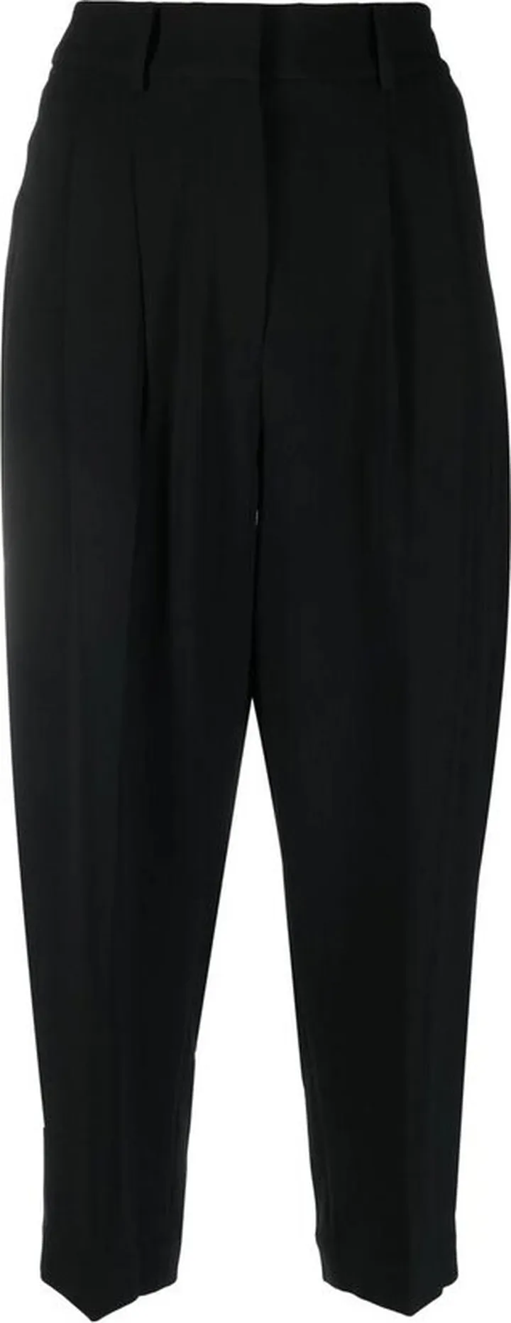 Michael Michael Kors High-Waisted Cropped Detail Pants