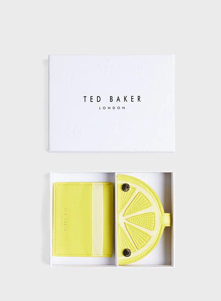 Lemmonn Lemon Slice Keyring And Card Holder