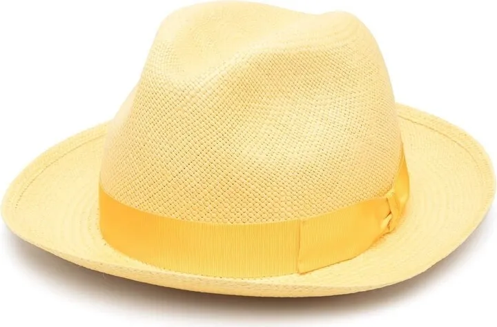 Ribbon-Detail Panama Hat