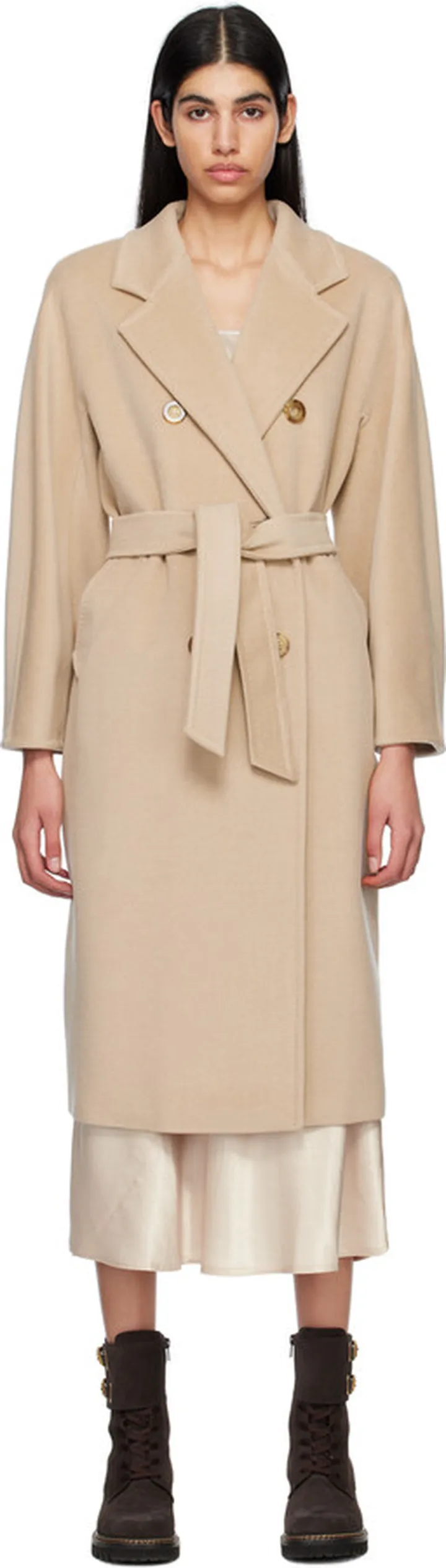 Max Mara Beige 101801 Icon Coat