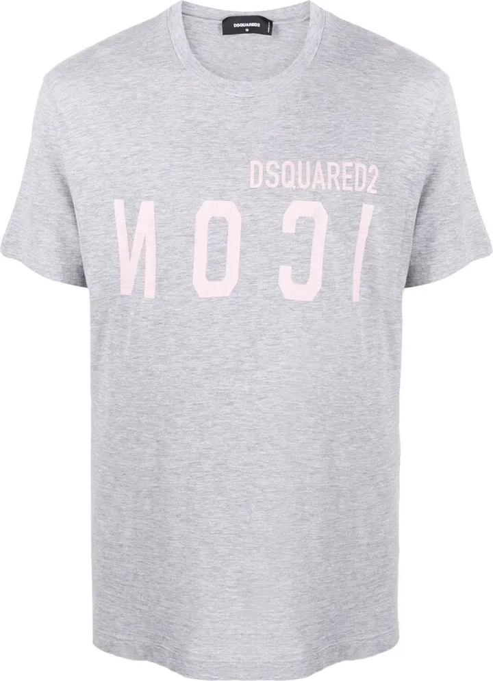 reverse logo-print T-shirt