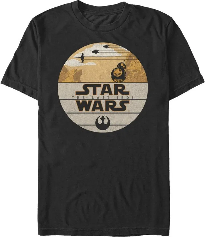 Men's Star Wars The Last Jedi BB-8 Profile T-Shirt - Black - 3X Large