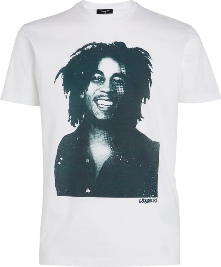 Dsquared2 Bob Marley Print T-Shirt