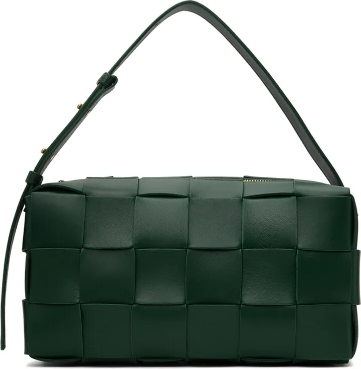 Bottega Veneta Green Brick Cassette Bag