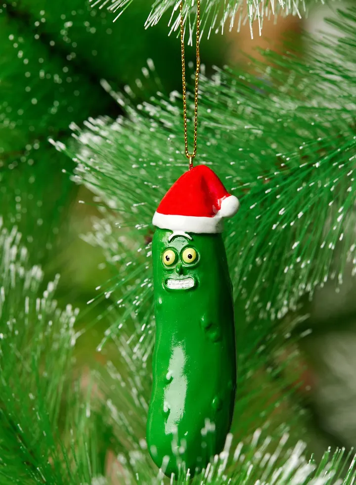 Rick & Morty Pickle Rick Christmas Ornament
