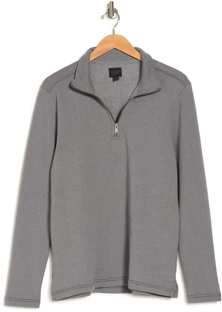 Quarter Zip Trim Fit Pullover