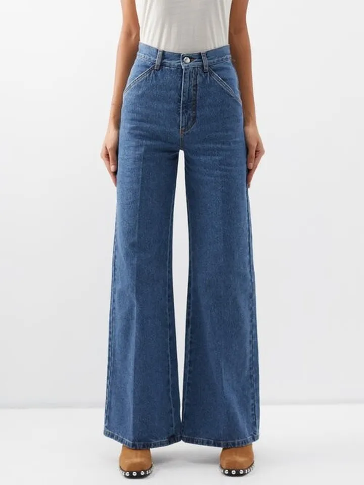 Wide-leg Jeans