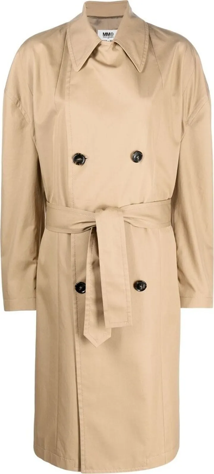 Oversize Double-Breasted Trench Coat