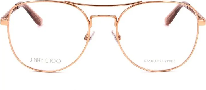 Jimmy Choo Eyewear Aviator Frame Glasses