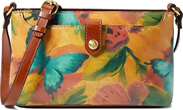 Patricia Nash Aimee Satchel (Watercolor Butterfly Print) Handbags