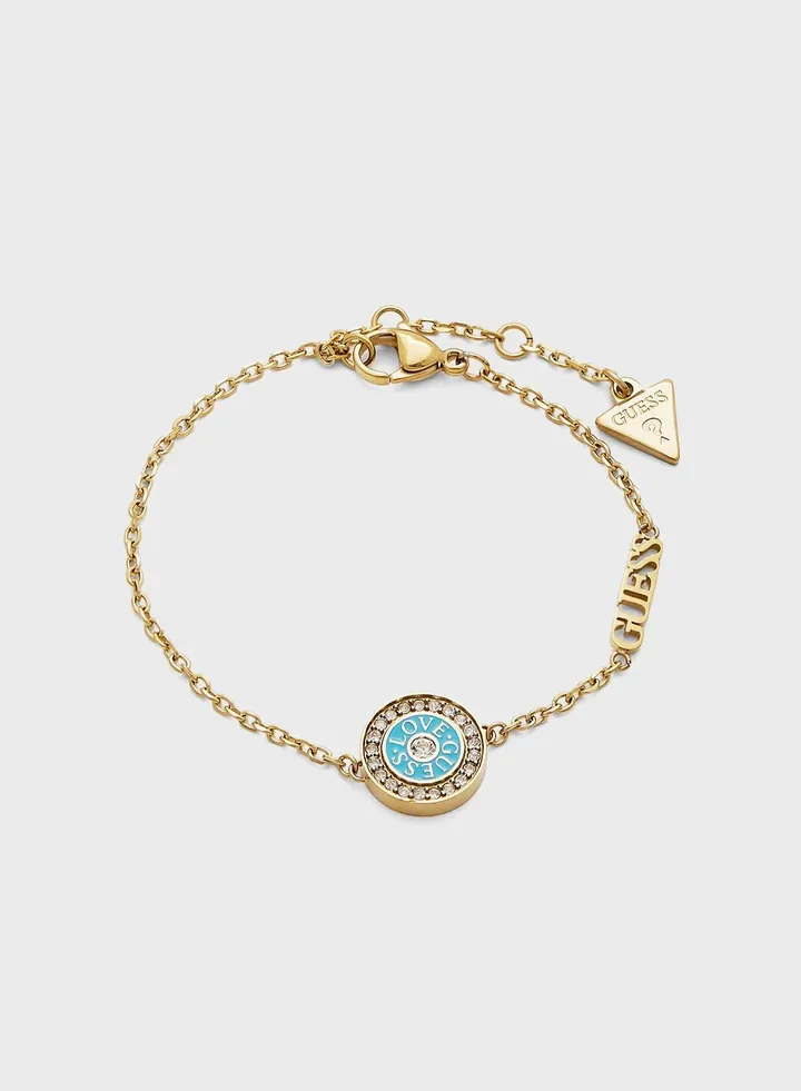 Round Detailed Chain Bracelet