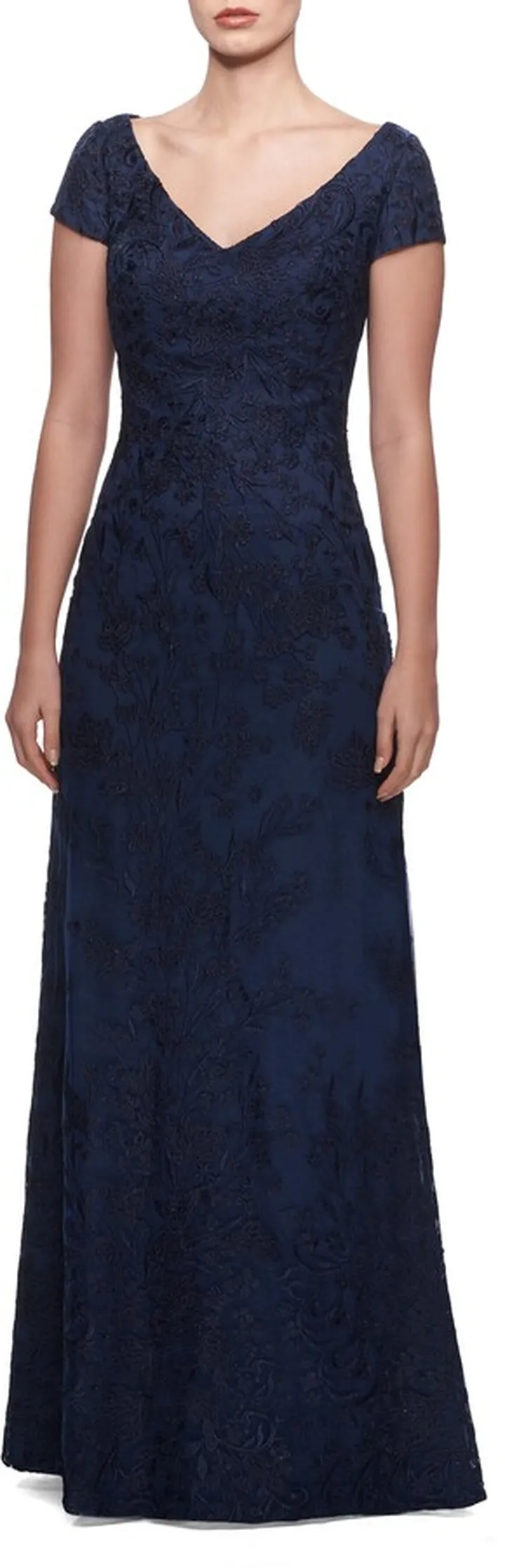 Embellished Lace Gown