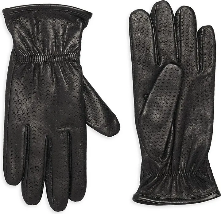 Slip-On Leather Gloves