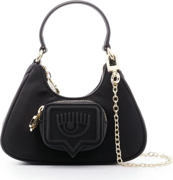 Eyelike-motif tote bag