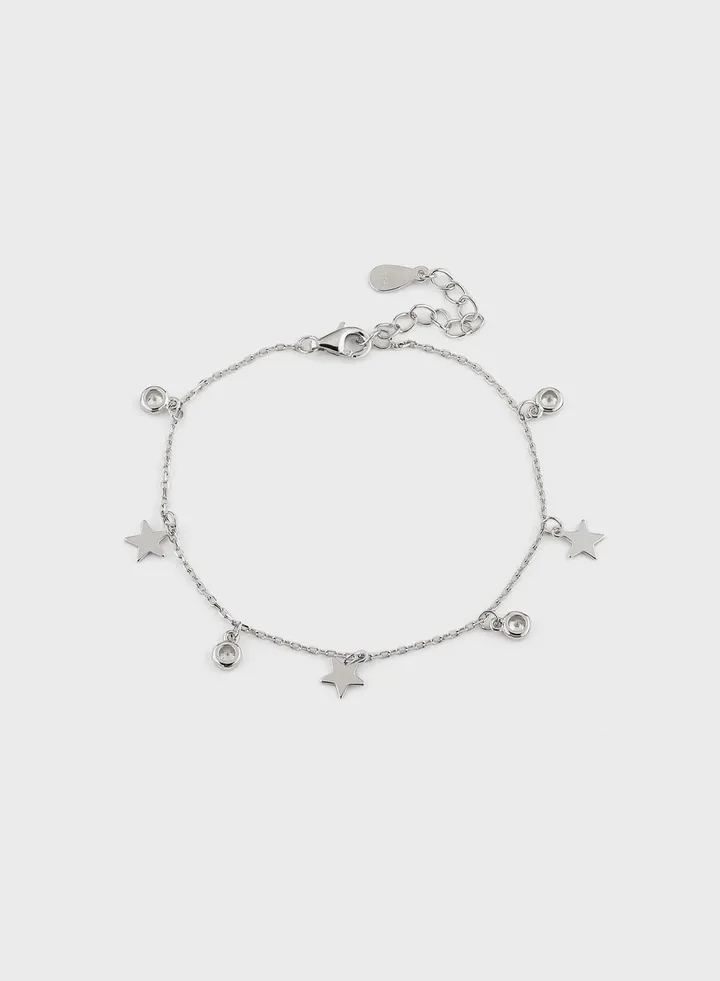 Cubic Zirconia Star Bracelet