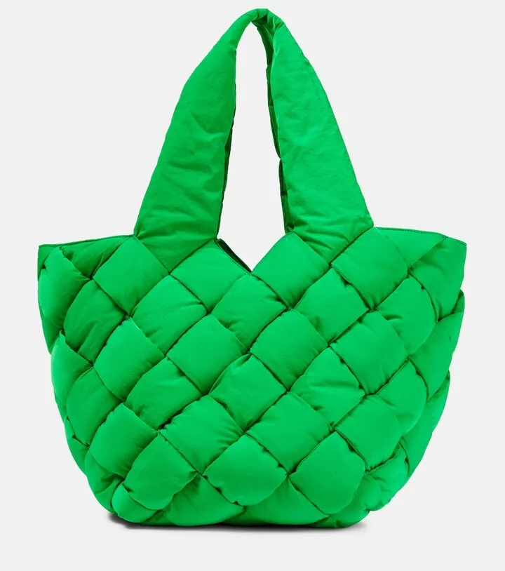 Cassette nylon tote bag