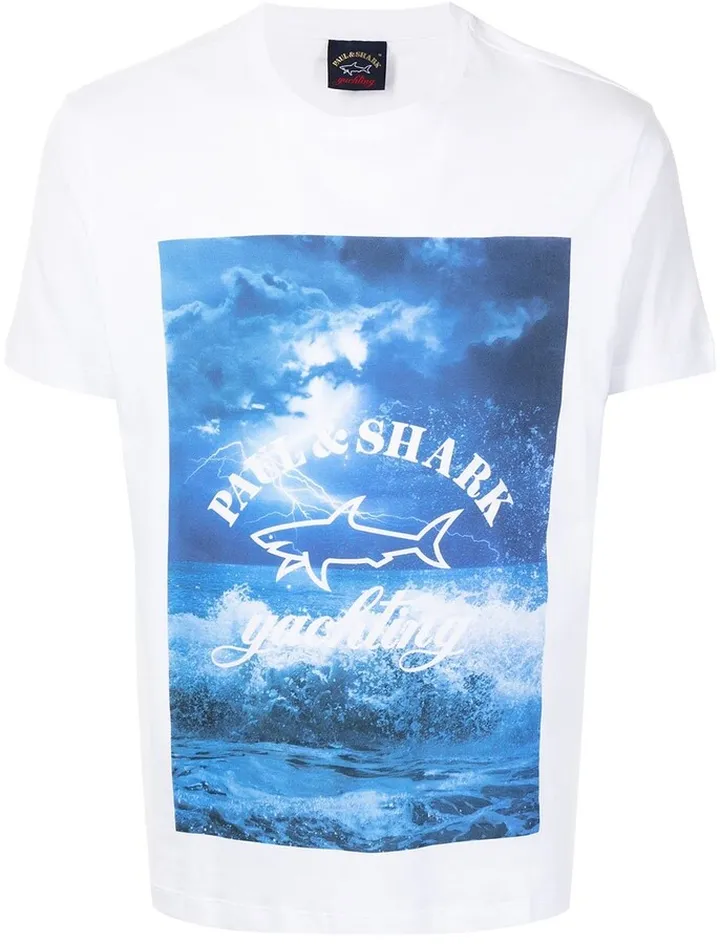 graphic-print short-sleeved T-shirt