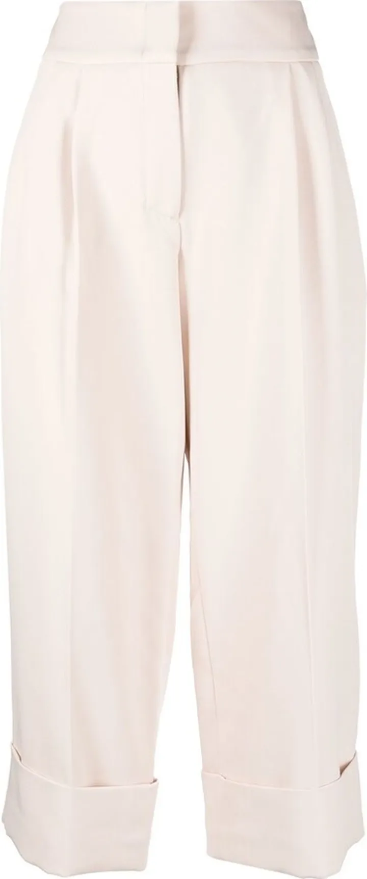Cropped Wide-Leg Trousers