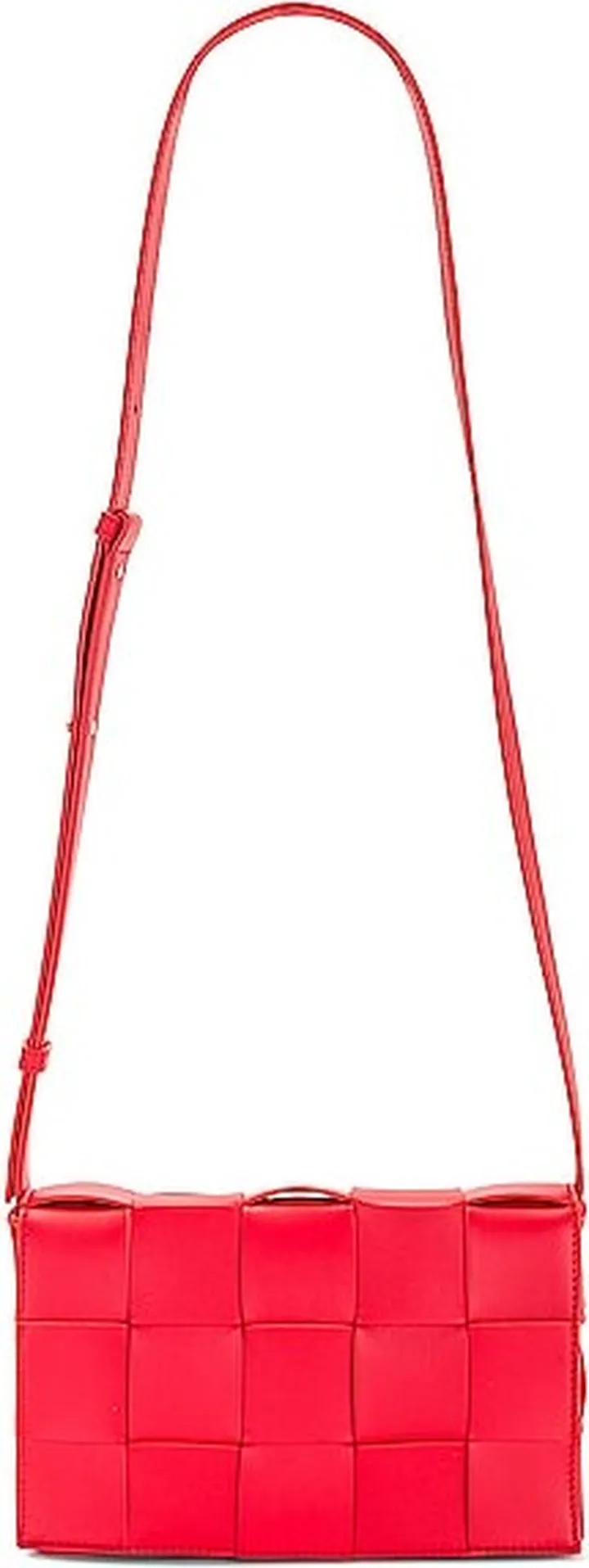 Bottega Veneta Cassette Crossbody Bag in Red