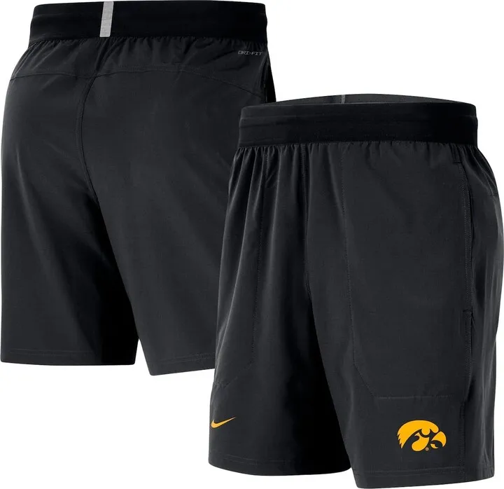 Men's Nike Black Iowa Hawkeyes Player Performance Shorts