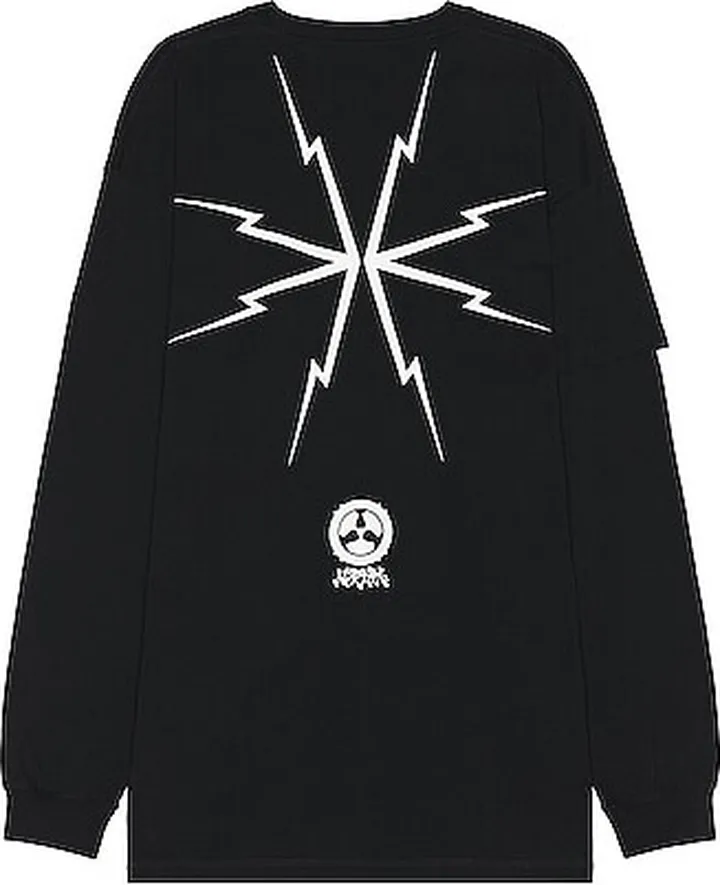 Acronym S29-pr-c Pima Cotton Long Sleeve T-shirt in Black