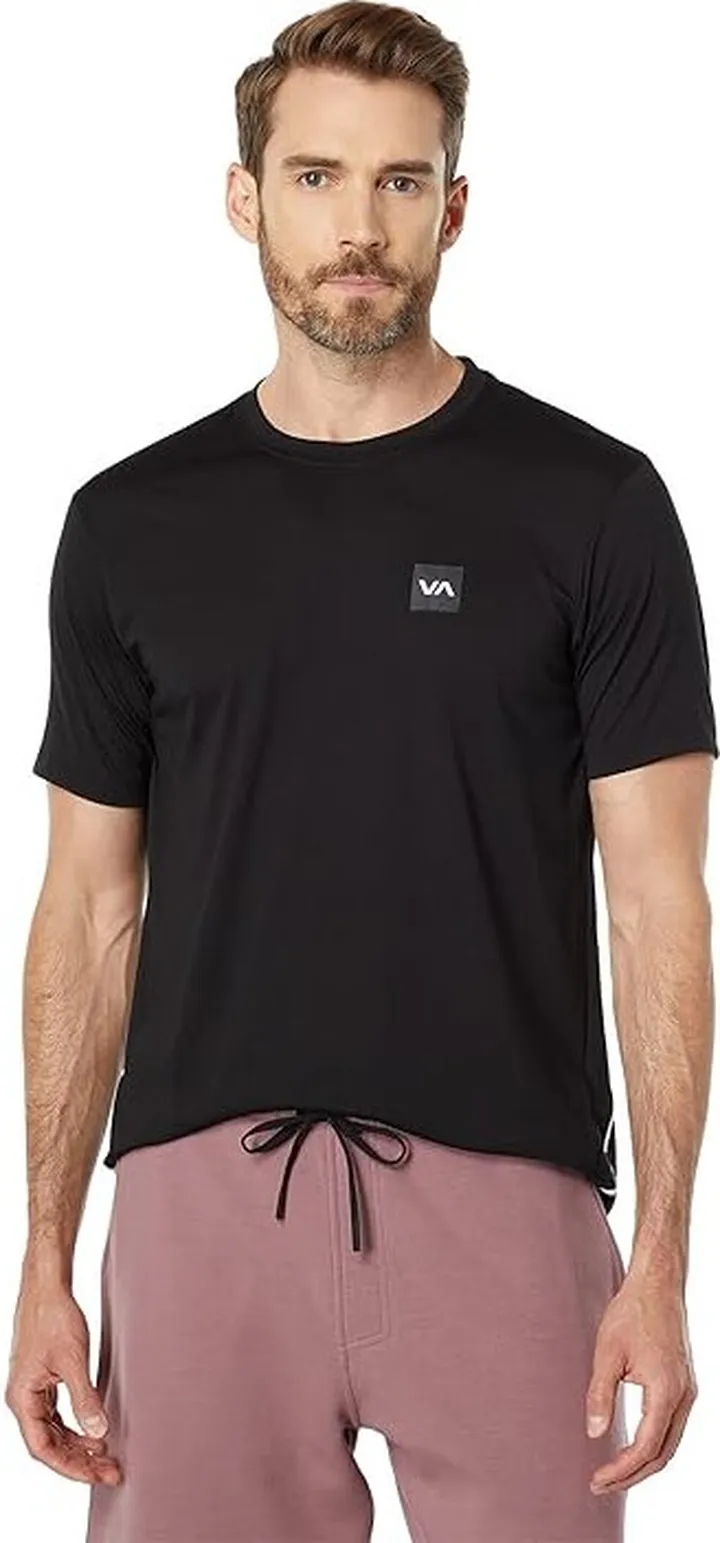 RVCA 2X Short Sleeve Tee (Black) Men's Clothing