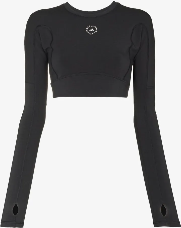 Black TrueStrength Yoga Crop Top