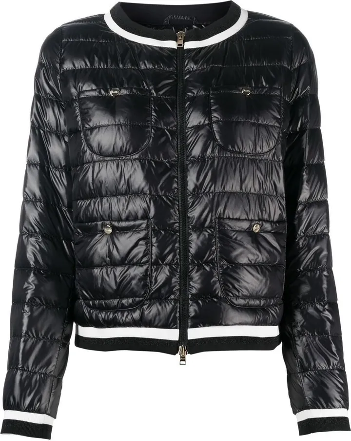 Wide Boat Neck Jacket