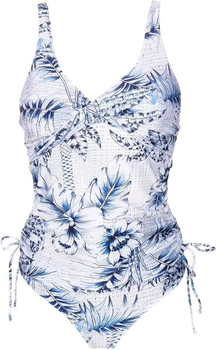 Palm-Tree Print Tankini