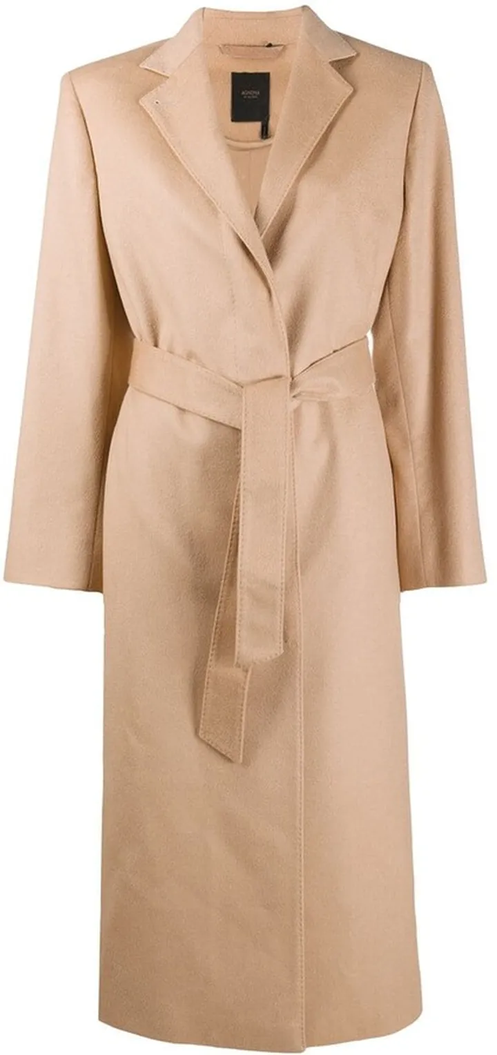 Tie-Waist Trench Coat