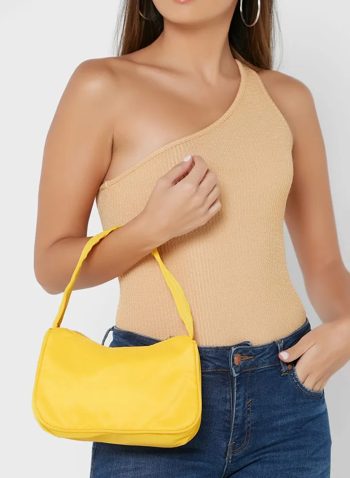 Satin Shoulder Bag