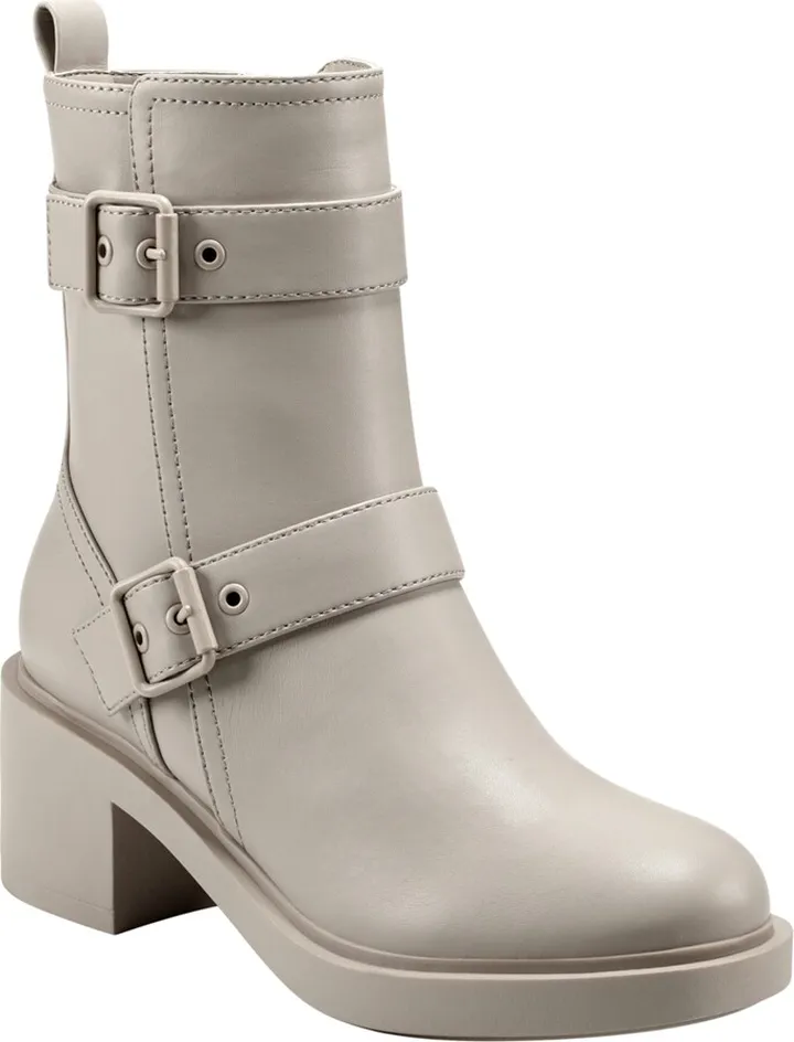 Bandolino Women's Gilbert Buckle Combat Booties Women's Shoes