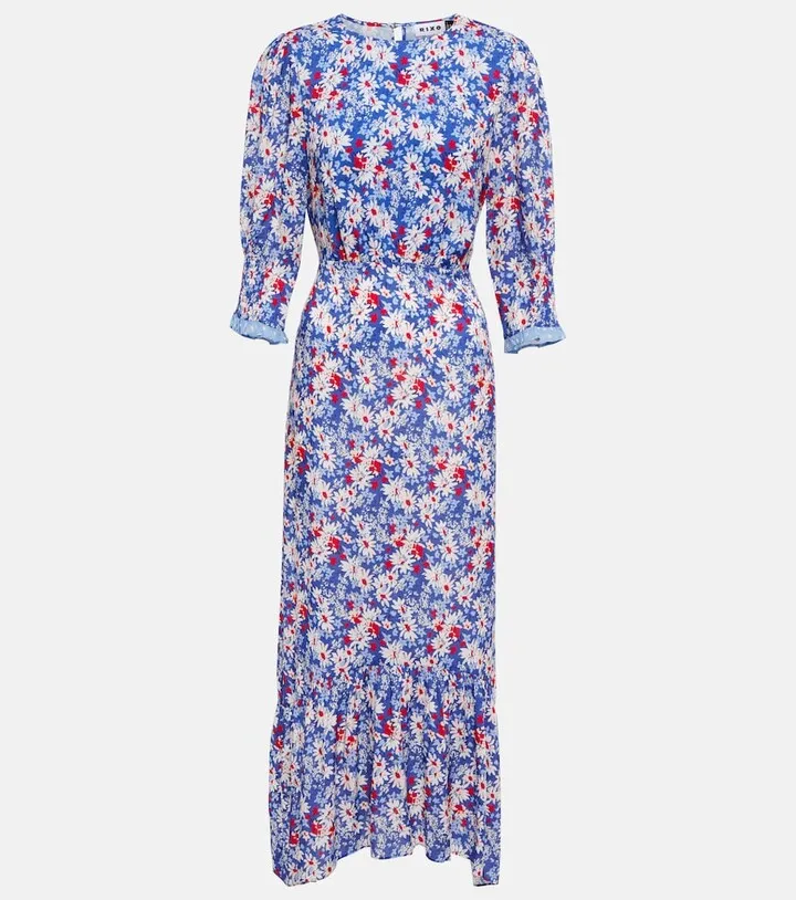 Floral-print maxi dress