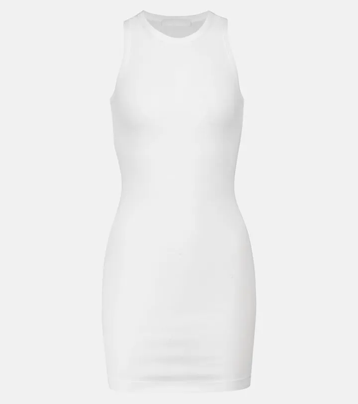 Cotton jersey minidress
