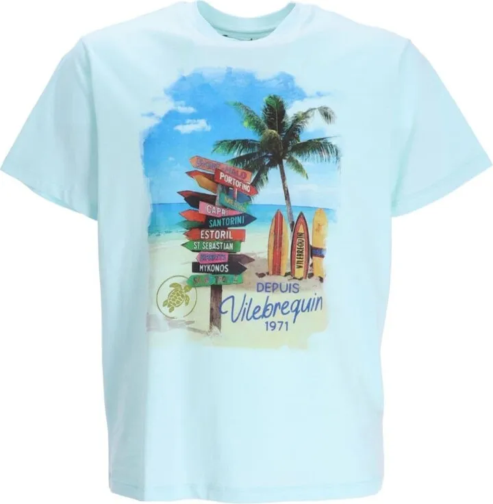graphic-print cotton T-shirt