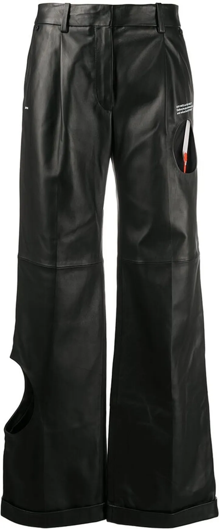 Meteor straight-leg trousers