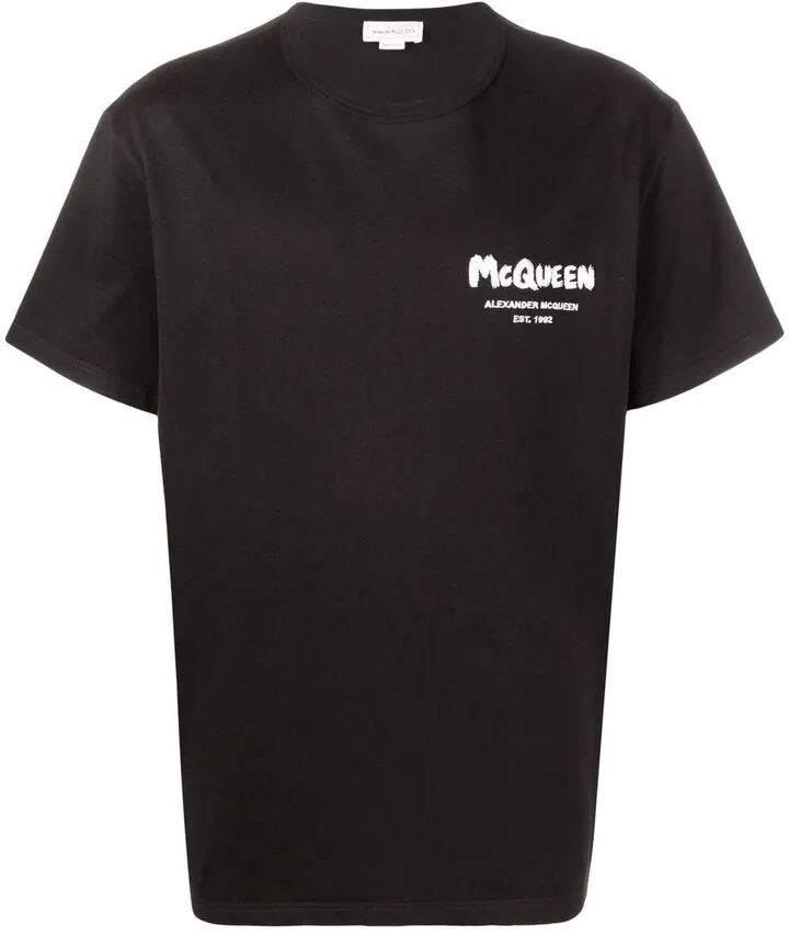 logo-embroidered T-shirt