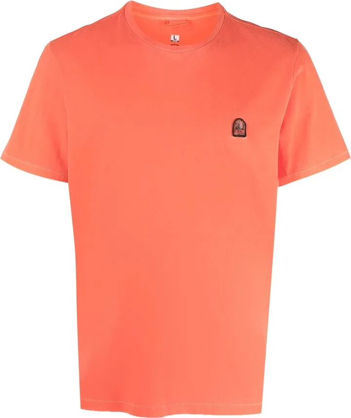 logo-patch cotton T-shirt