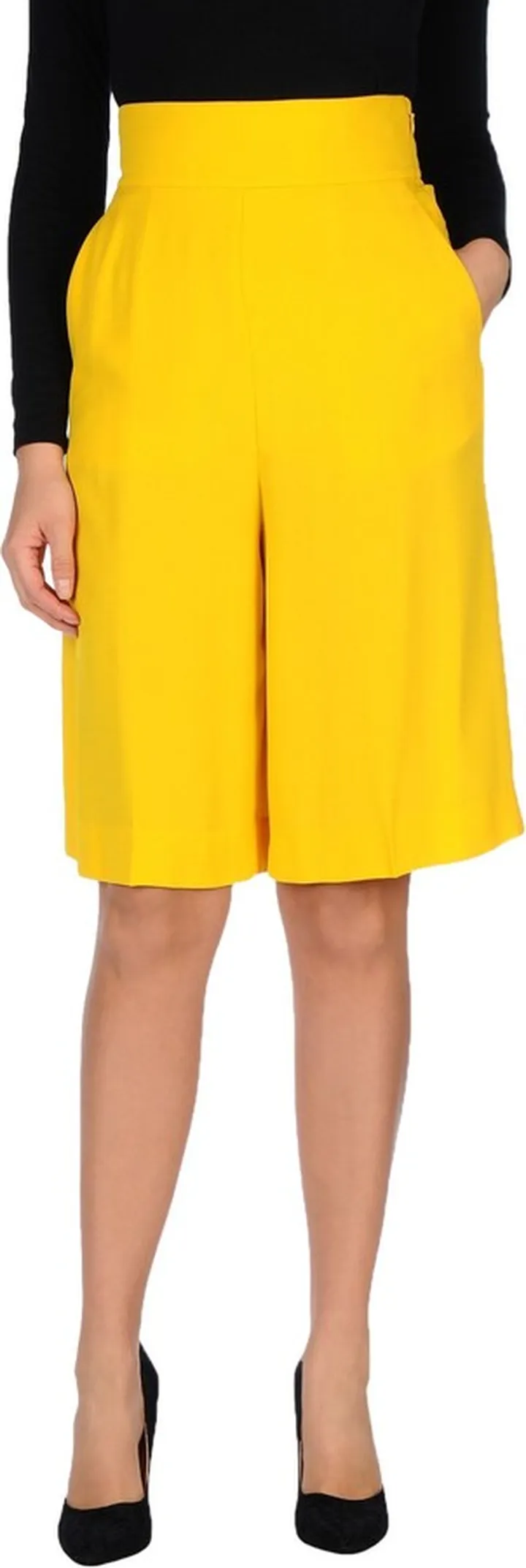 Cropped Pants Yellow