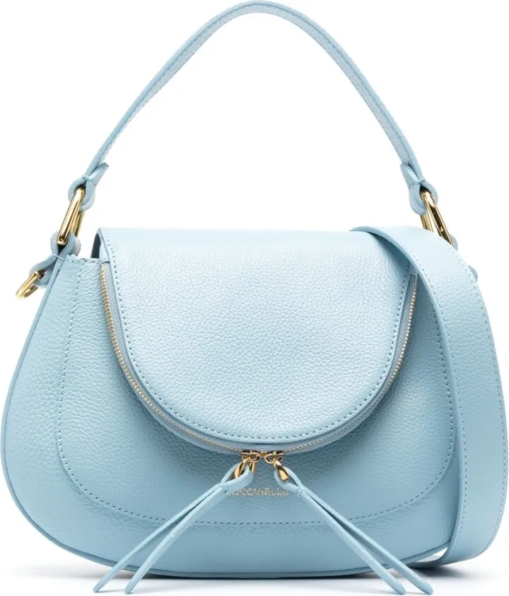 Leather Logo-Detail Shoulder Bag
