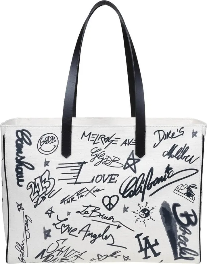 Golden Goose Deluxe Brand Printed Tote Bag
