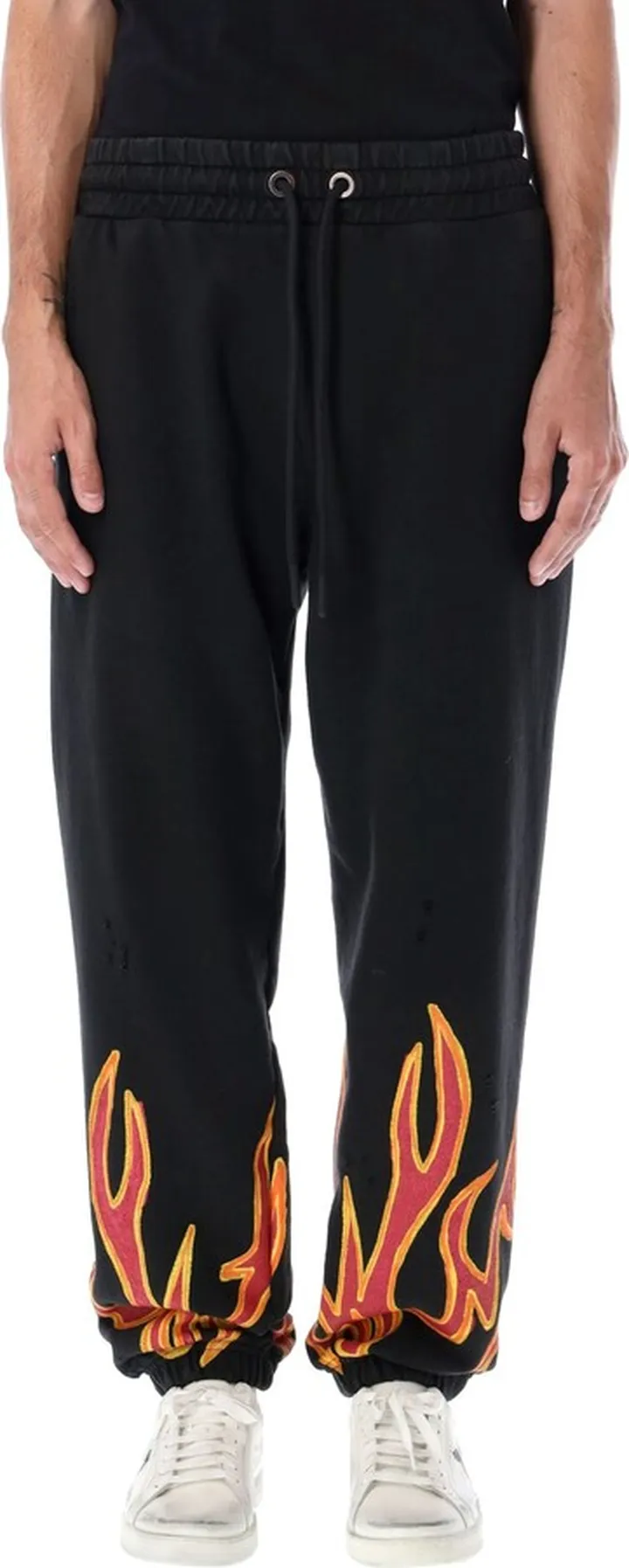 Garment Dye Graffiti Flames Sweatpants