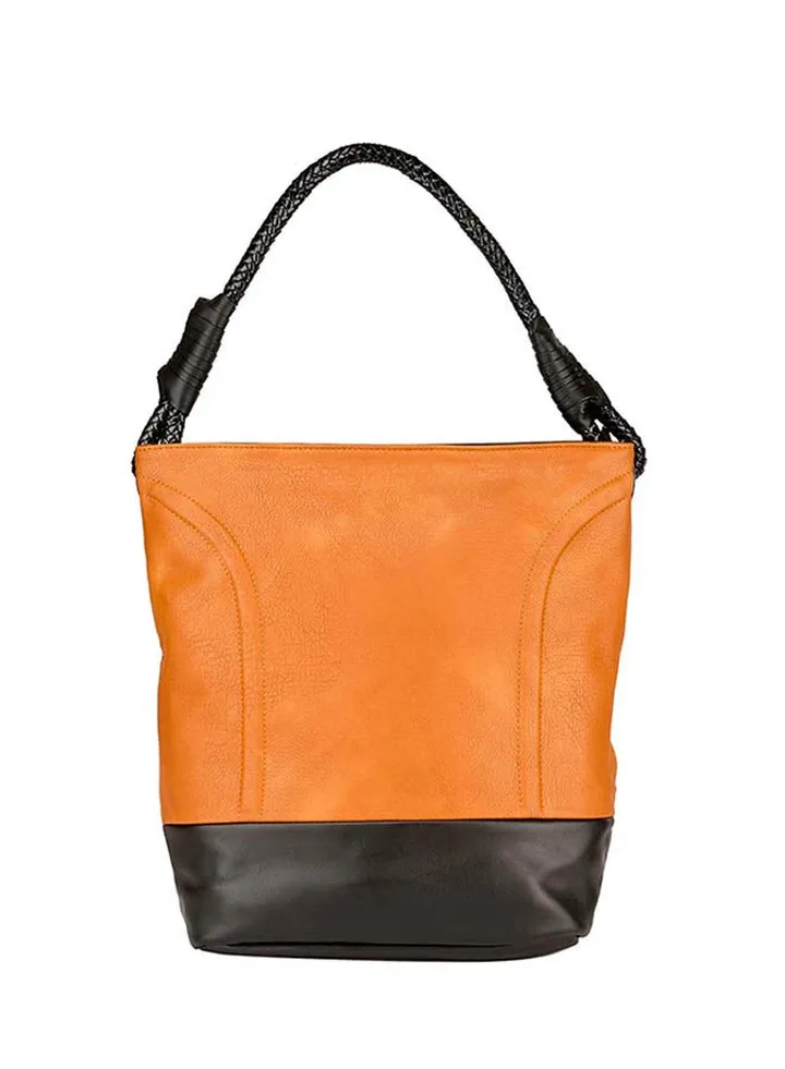 Solid Design Shopper Bag Beige