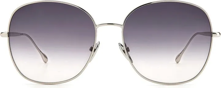 59mm Gradient Round Sunglasses